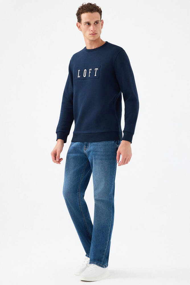 Erkek Sweat LF2041102 Lacivert 