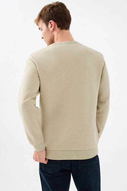 Erkek Sweat LF2041111 Bej (3)