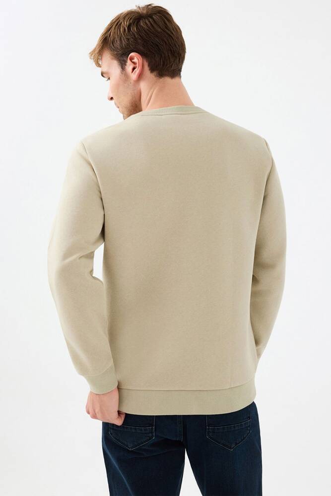 Erkek Sweat LF2041111 Bej 
