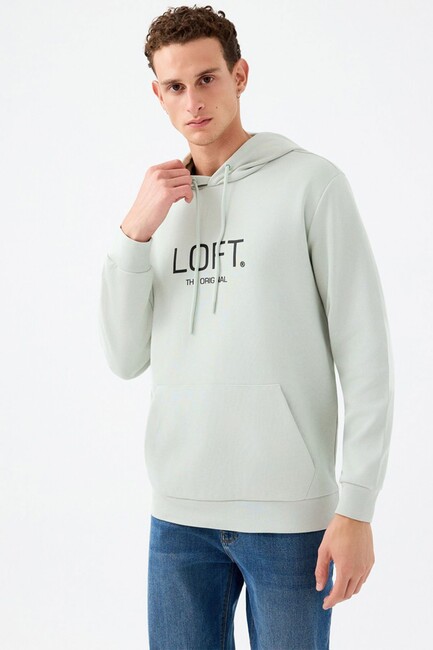 Erkek Sweat LF2041153 Yeşil (1)