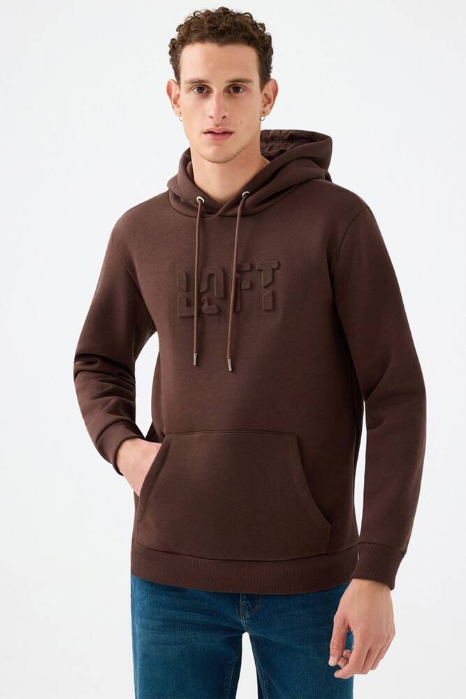 Erkek Sweat LF2041392 Kahve 