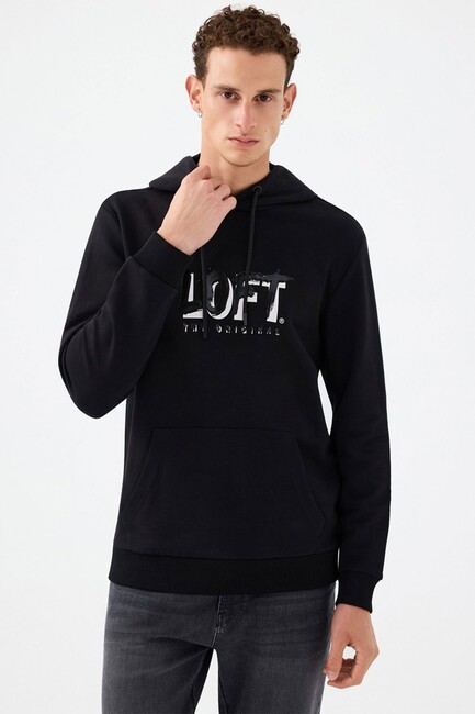 Erkek Sweat LF2041579 Siyah (1)