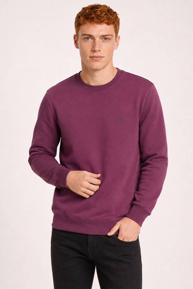 Erkek Sweat LF2044038 Bordo  - 1