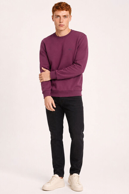 Erkek Sweat LF2044038 Bordo  - 2
