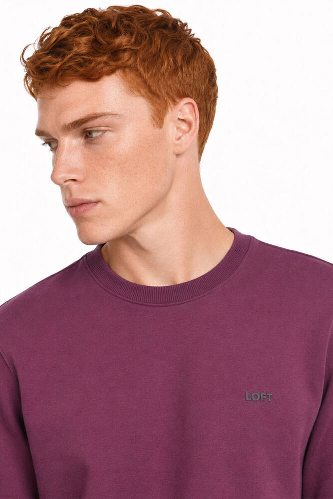 Erkek Sweat LF2044038 Bordo  - 4