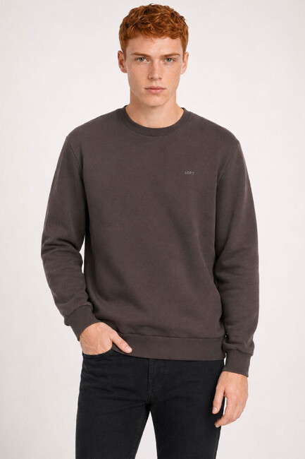 Erkek Sweat LF2044038 Kahve