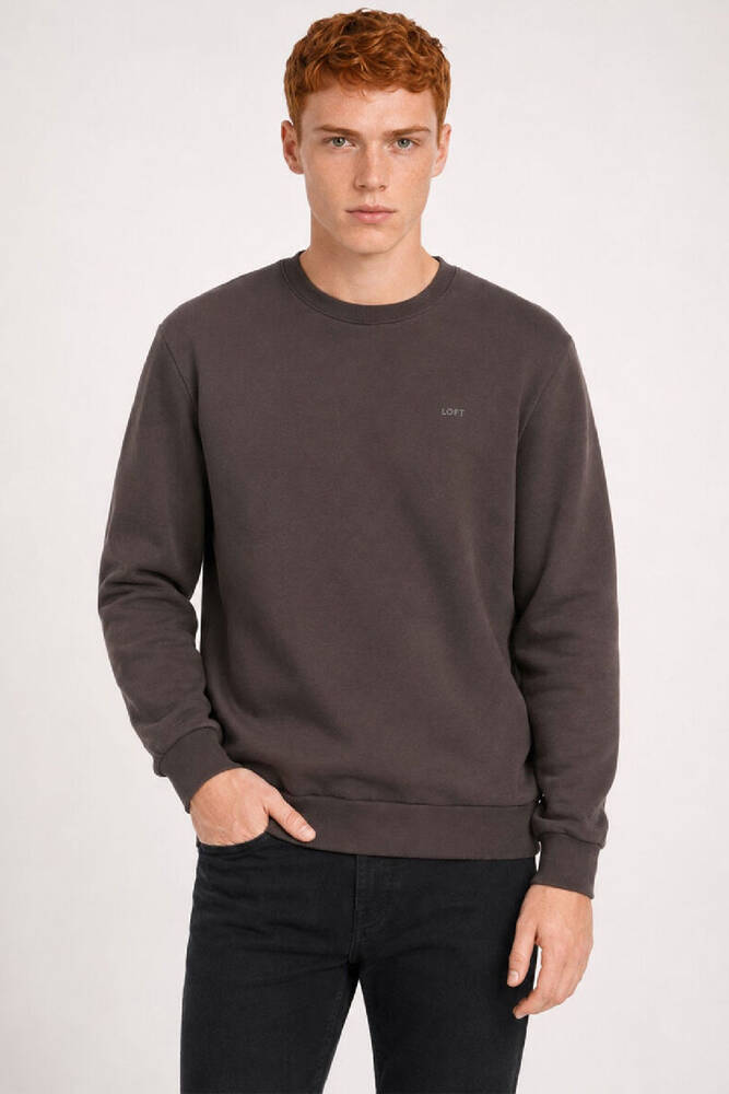 Erkek Sweat LF2044038 Kahve  - 1