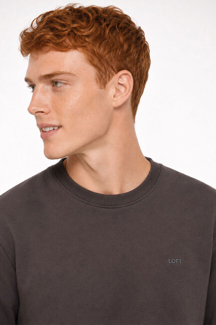 Erkek Sweat LF2044038 Kahve  - 4