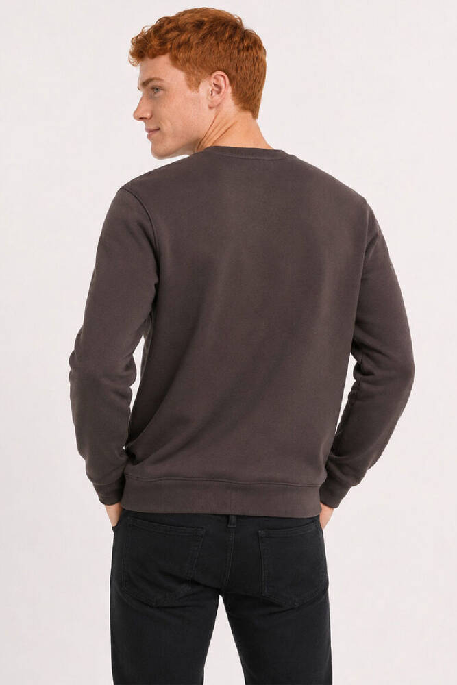 Erkek Sweat LF2044038 Kahve  - 5