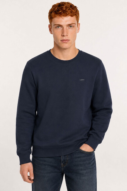 Erkek Sweat LF2044038 Lacivert