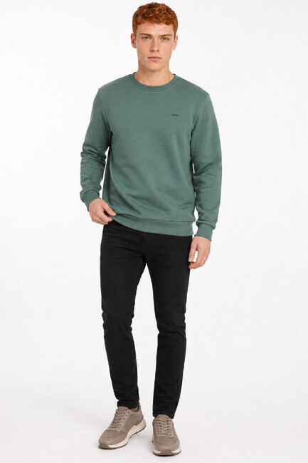 Erkek Sweat LF2044038 Yeşil  - 4
