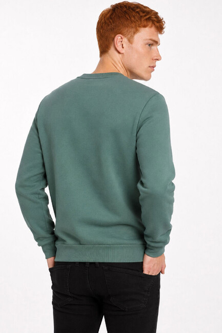 Erkek Sweat LF2044038 Yeşil  - 5