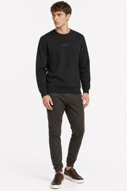 Erkek Sweat LF2044098 Siyah (1)