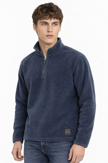 Erkek Sweat LF2044127 Mavi