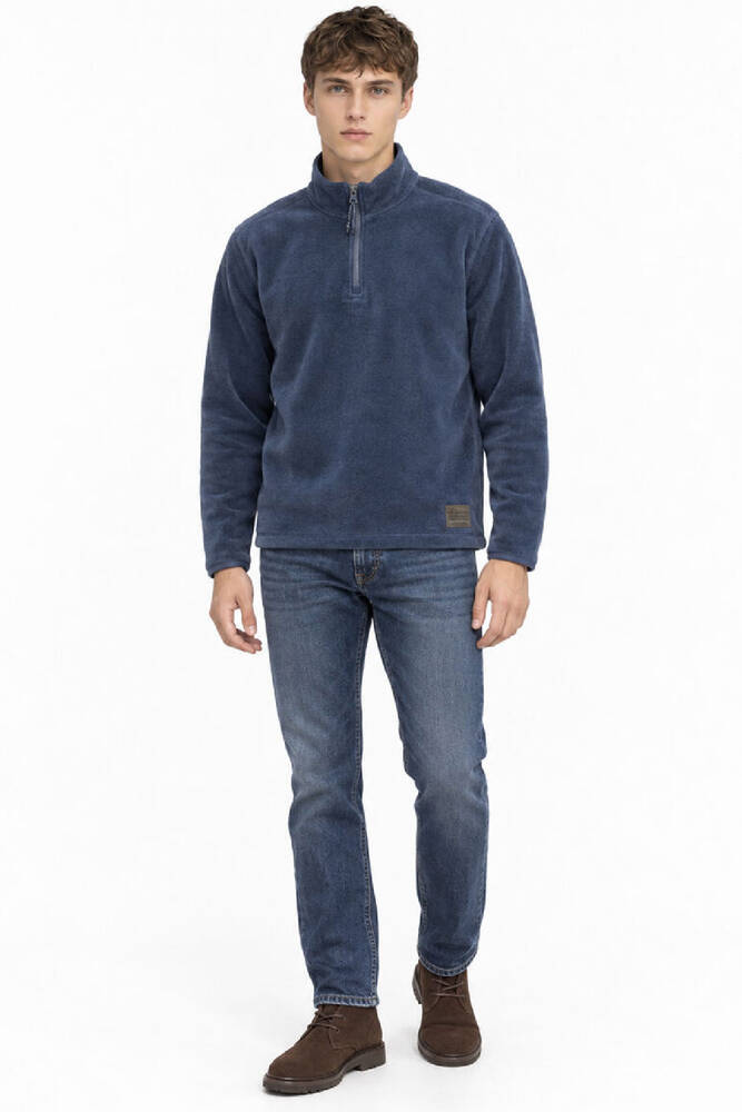 Erkek Sweat LF2044127 Mavi - 2