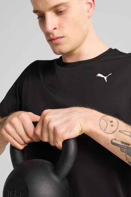 Erkek Tad Ess Solıd Tişört 525908-01 Siyah - Thumbnail