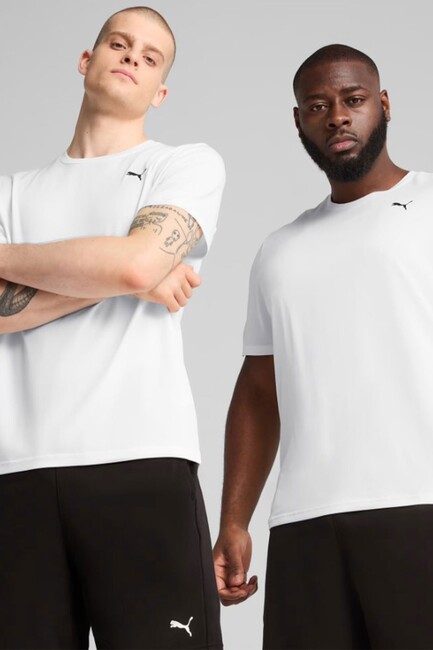 Erkek Tad Ess Solıd Tişört 525908-02 Beyaz (1)