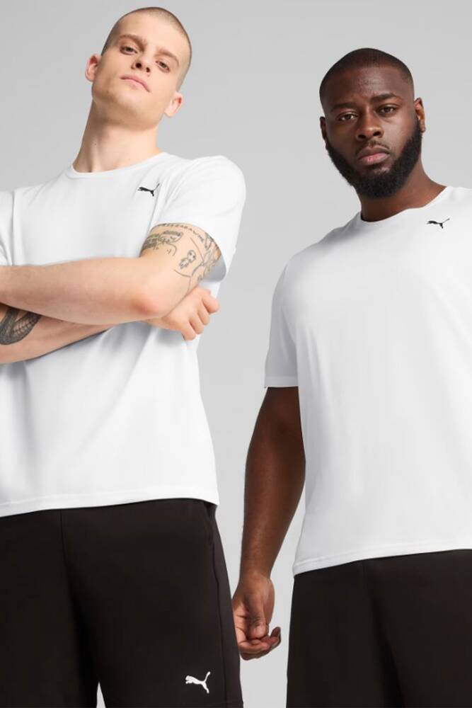 Erkek Tad Ess Solıd Tişört 525908-02 Beyaz 