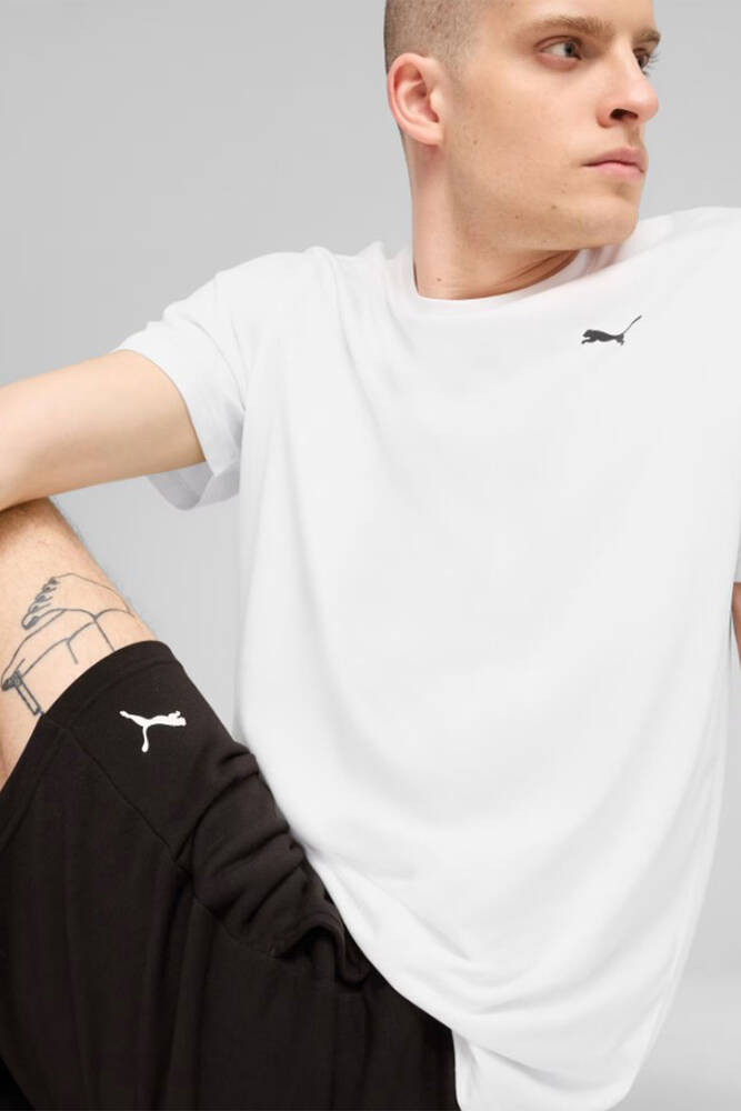 Erkek Tad Ess Solıd Tişört 525908-02 Beyaz 