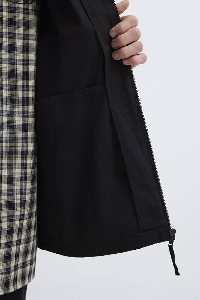 Erkek Tam Fermuarlı Gömlek 0211883-900 Siyah 