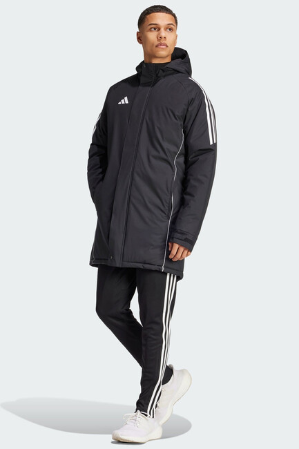 Erkek Tıro24 Parka IJ7391 Siyah - Thumbnail