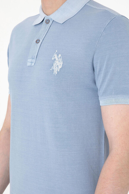 Erkek Tişört 000-2084648 Mavi - Thumbnail