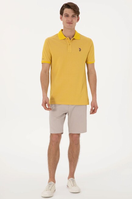 Erkek Tişört 000-2084803 Sarı - Thumbnail