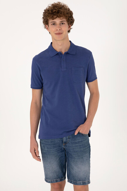 Erkek Tişört 000-2102651 Lacivert (1)