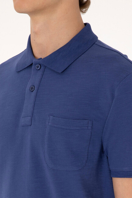 Erkek Tişört 000-2102651 Lacivert - Thumbnail