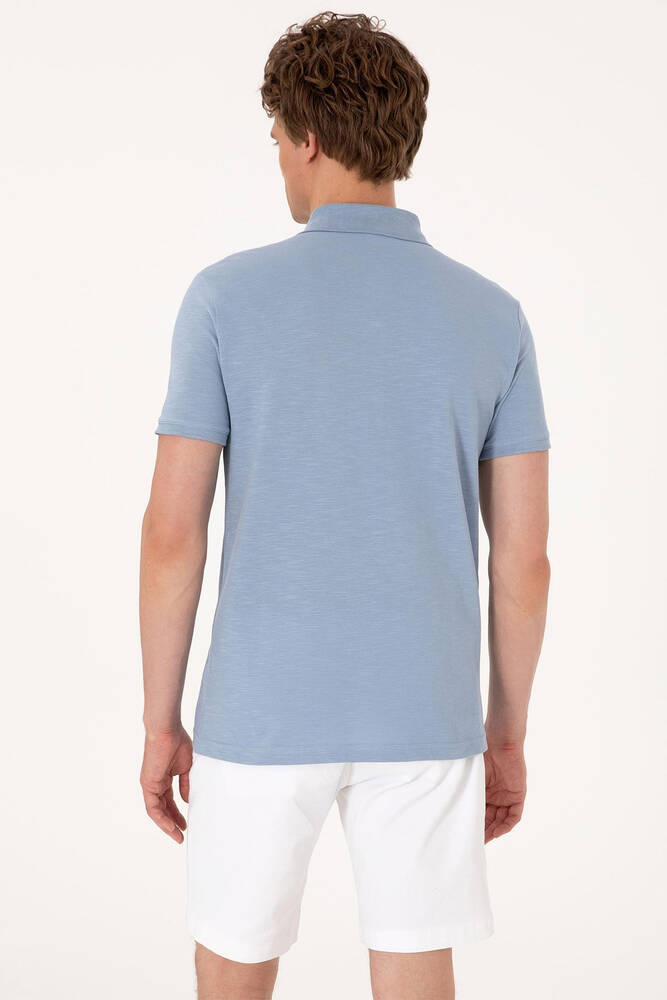Erkek Tişört 000-2102651 Mavi 