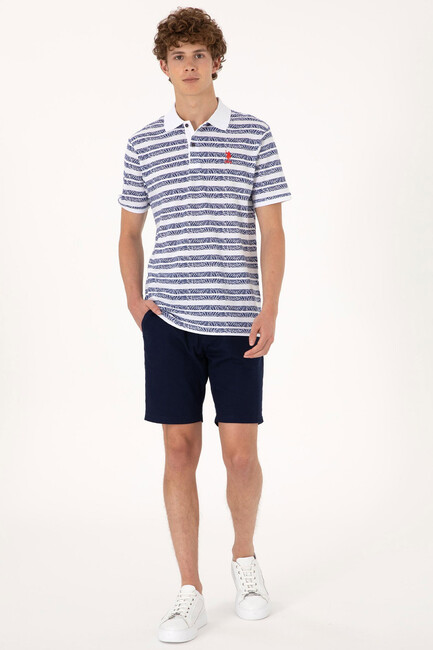 Erkek Tişört 000-2103490 Lacivert - Thumbnail