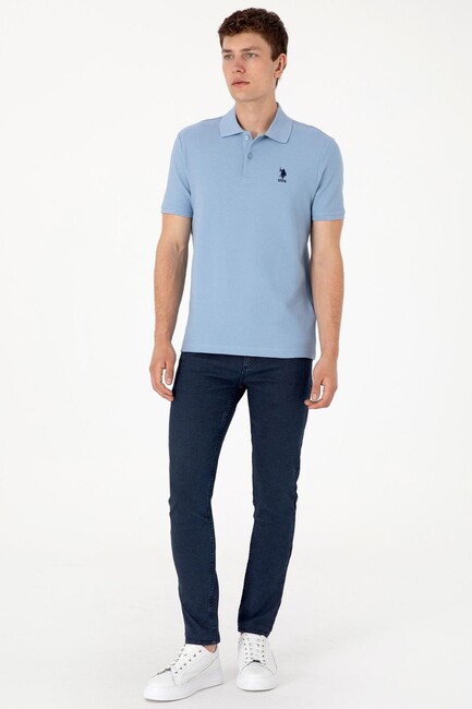 Erkek Tişört 000-2106339 Mavi - Thumbnail