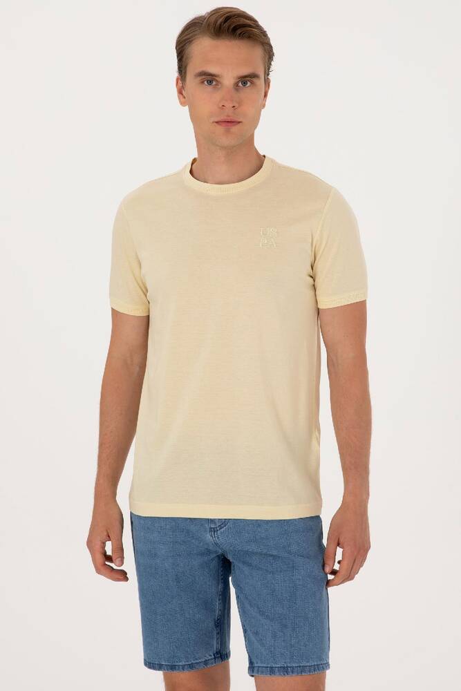 Erkek Tişört 000-2112358 Sarı 