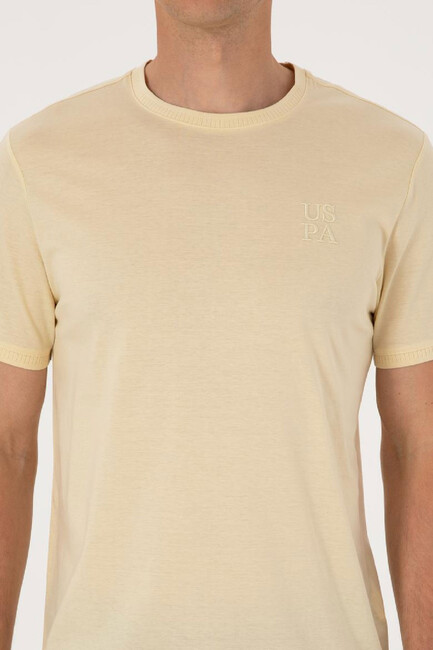 Erkek Tişört 000-2112358 Sarı - Thumbnail