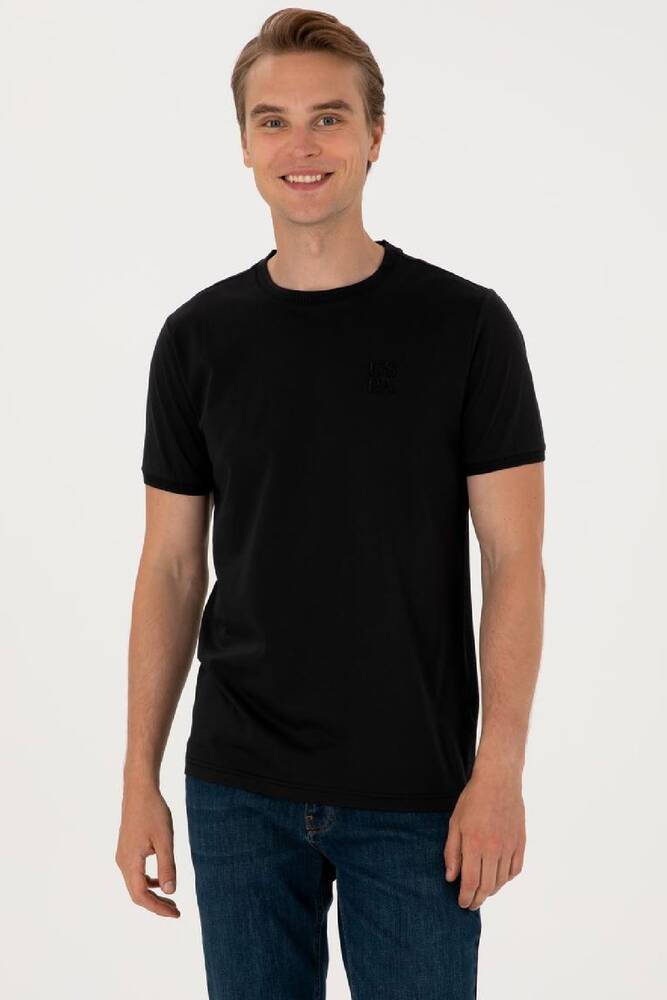 Erkek Tişört 000-2112358 Siyah 