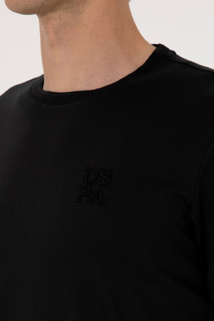 Erkek Tişört 000-2112358 Siyah - Thumbnail