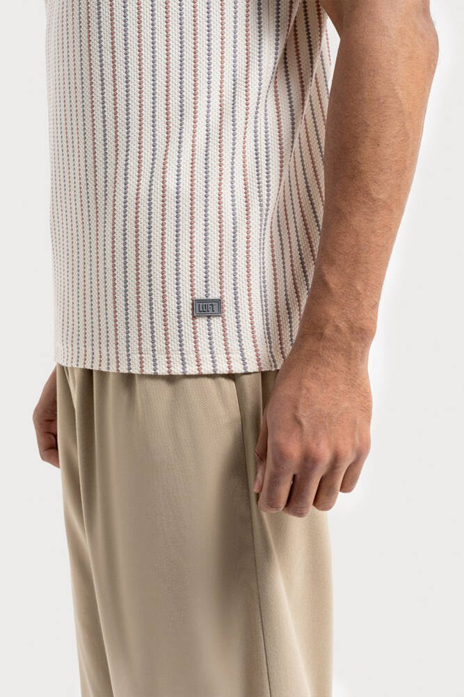 Erkek Tişört LF2036023 Pembe 