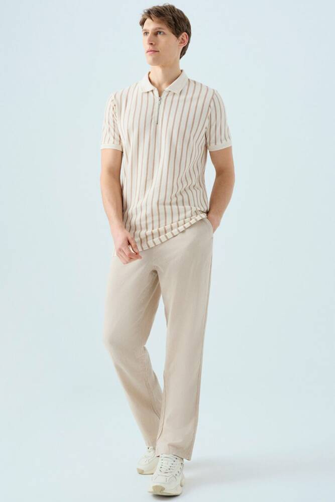 Erkek Tişört LF2038569 Kahve 