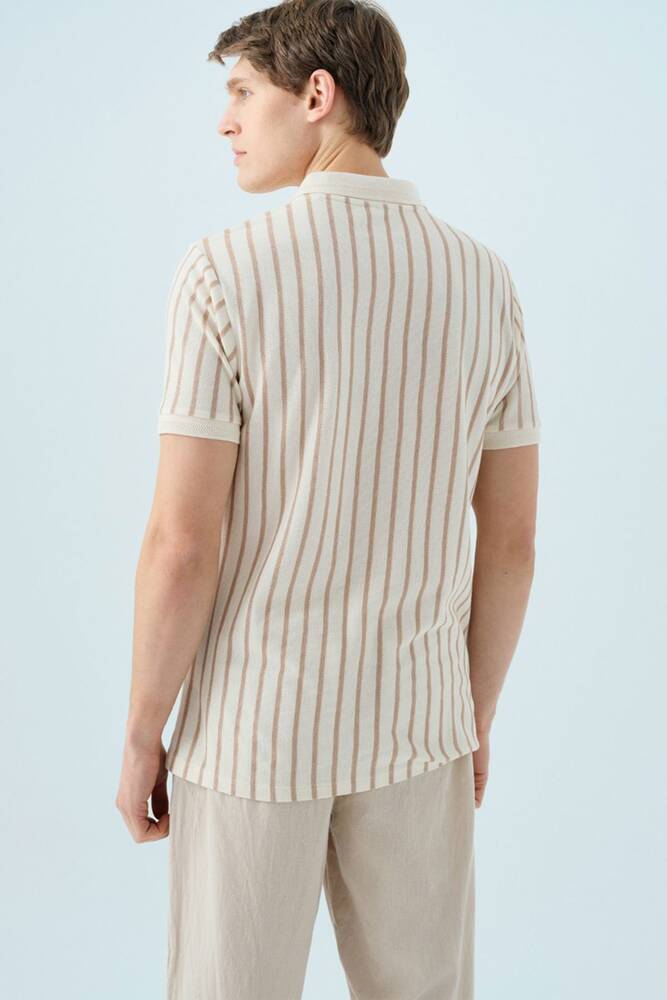 Erkek Tişört LF2038569 Kahve 