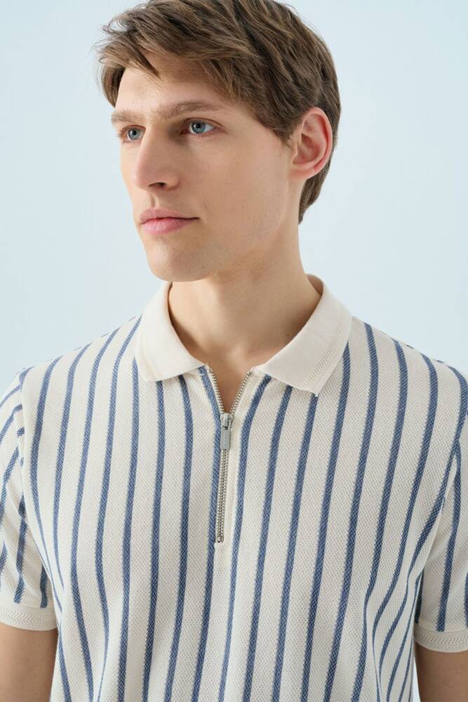 Erkek Tişört LF2038569 Mavi 