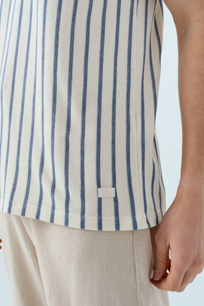 Erkek Tişört LF2038569 Mavi 