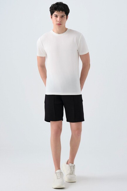 Erkek Tişört LF2038850 Ekru - Thumbnail