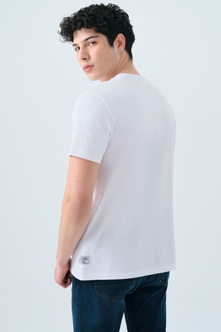 Erkek Tişört LF2039272 Beyaz (3)