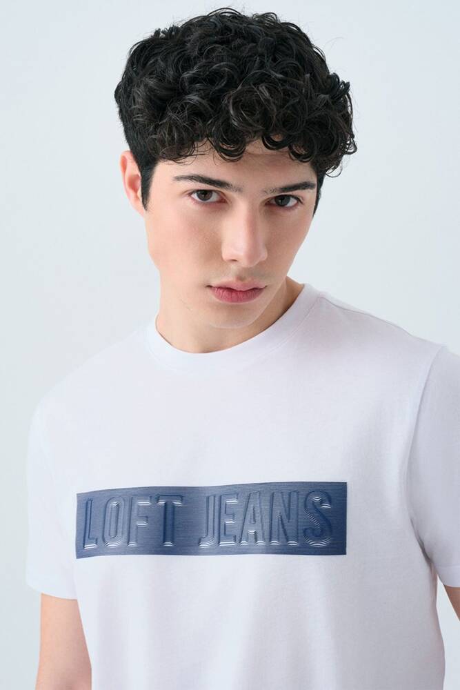 Erkek Tişört LF2039272 Beyaz 