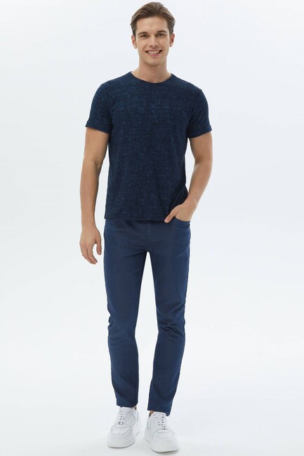 Erkek Tişört TSH-1598 10148301 Lacivert (2)