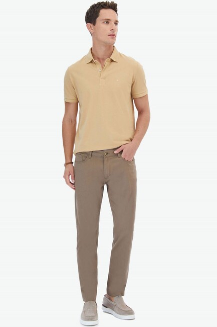 Erkek Polo Yaka Tişört 10148382 Camel (2)
