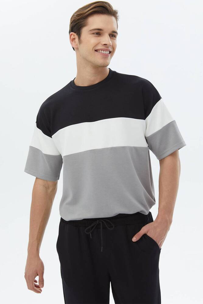 Erkek Tişört TSH-1635 10148389 Gri 