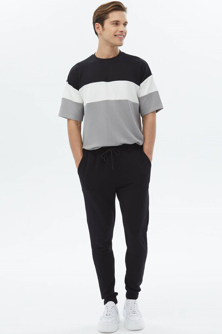 Erkek Tişört TSH-1635 10148389 Gri - Thumbnail