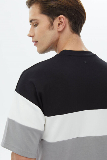 Erkek Tişört TSH-1635 10148389 Gri - Thumbnail