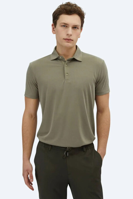 Erkek Tişört TSH-1791 10154108 Haki (1)